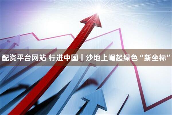 配资平台网站 行进中国丨沙地上崛起绿色“新坐标”